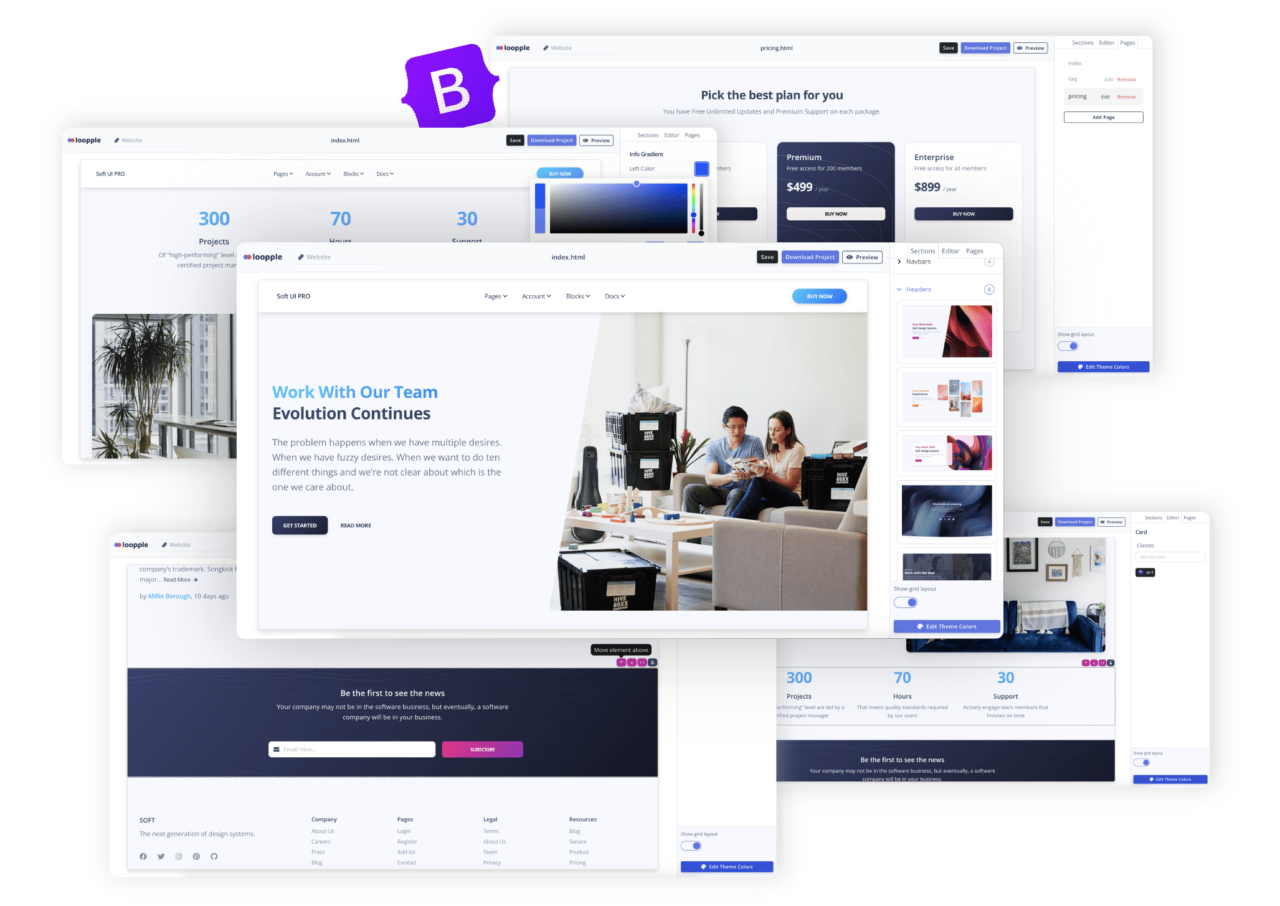 pagina web gratis -Be Social