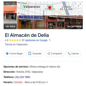 Mi negocio en Google